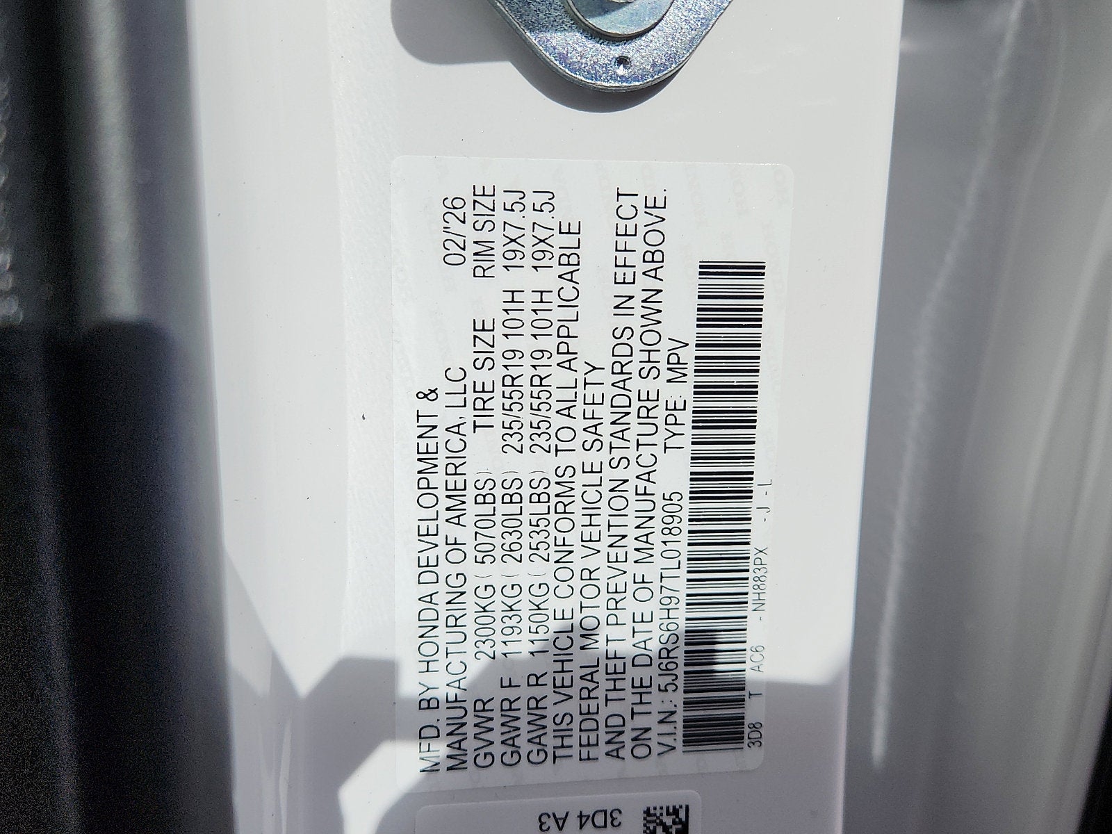 2026 Honda CR-V AWD Sport Touring Hybrid