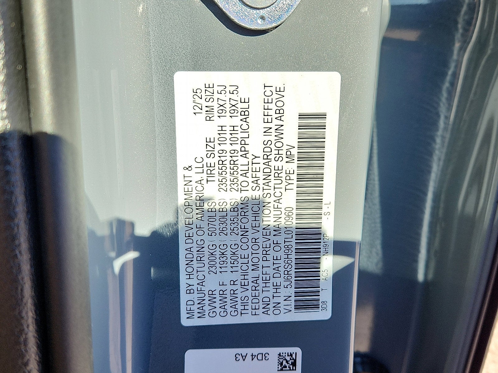 2026 Honda CR-V AWD Sport Touring Hybrid