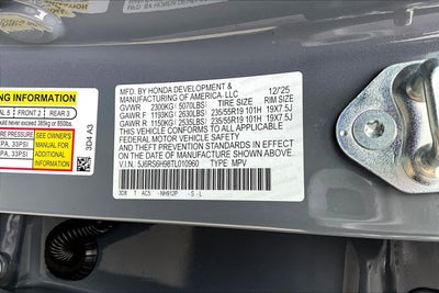 2026 Honda CR-V AWD Sport Touring Hybrid