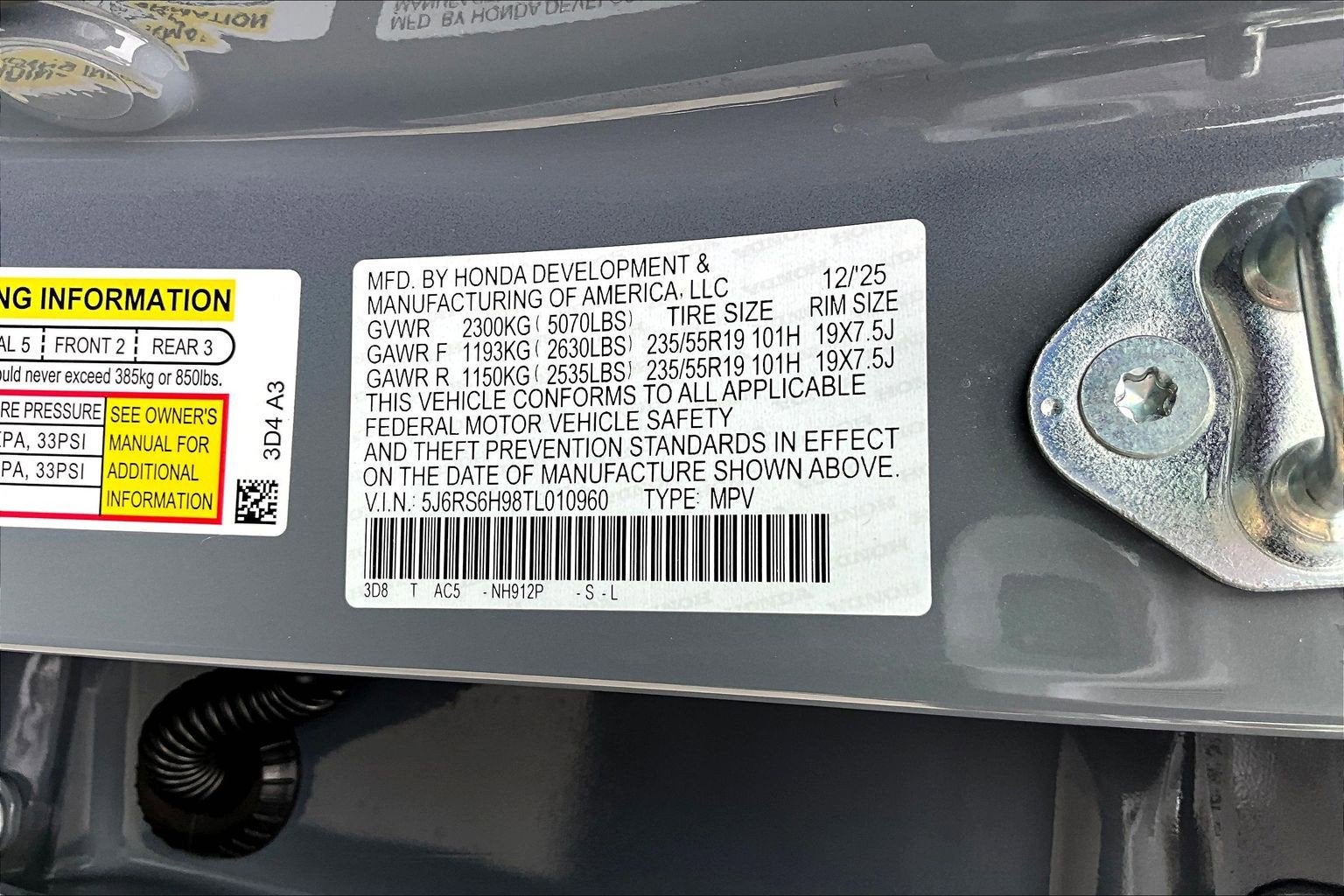 2026 Honda CR-V AWD Sport Touring Hybrid
