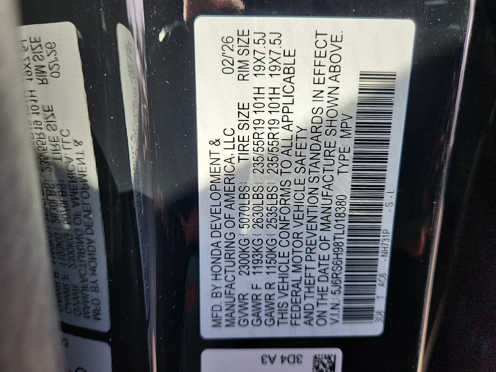 2026 Honda CR-V AWD Sport Touring Hybrid