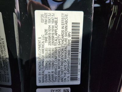 2026 Honda CR-V AWD Sport Touring Hybrid