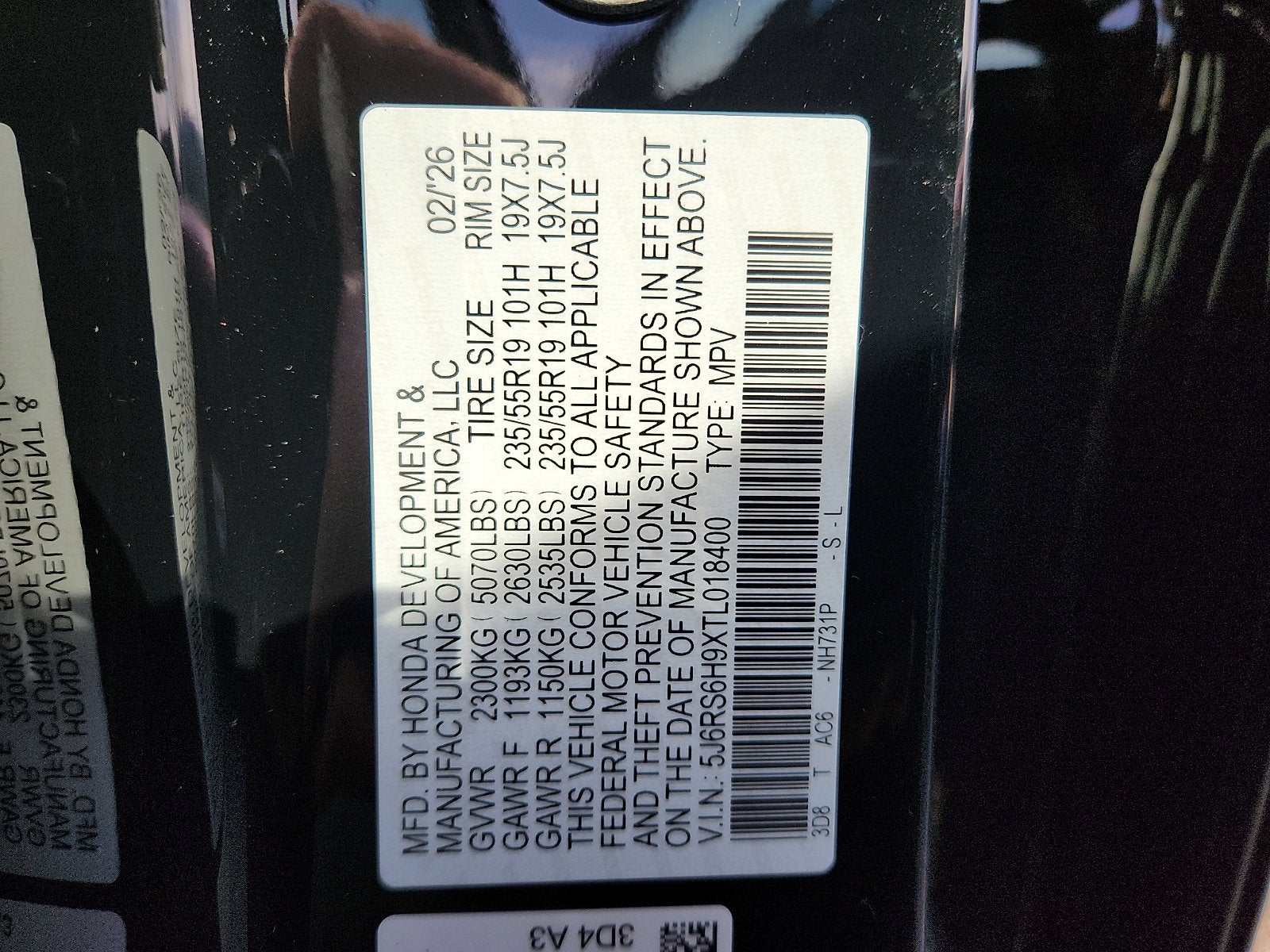 2026 Honda CR-V AWD Sport Touring Hybrid