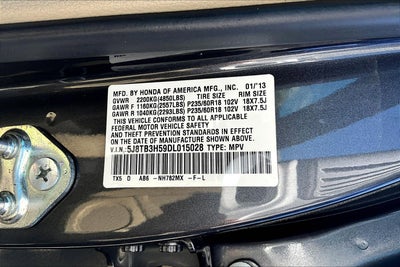 2013 Acura RDX Tech Pkg