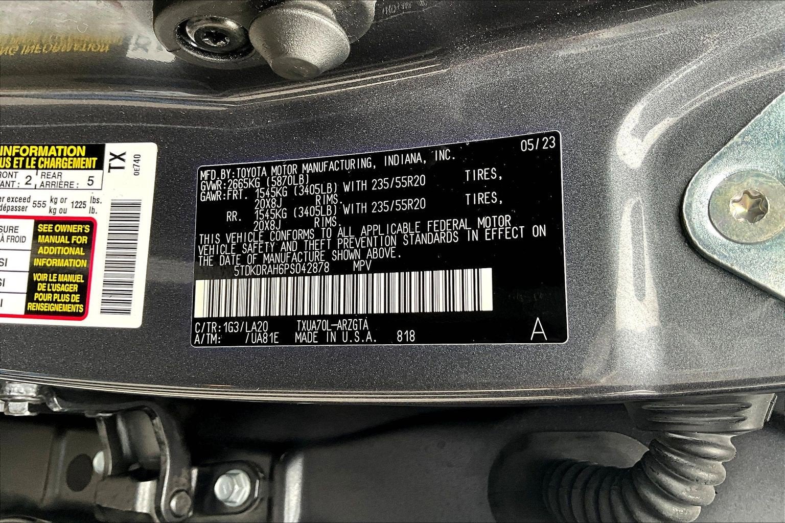 2023 Toyota Highlander Platinum