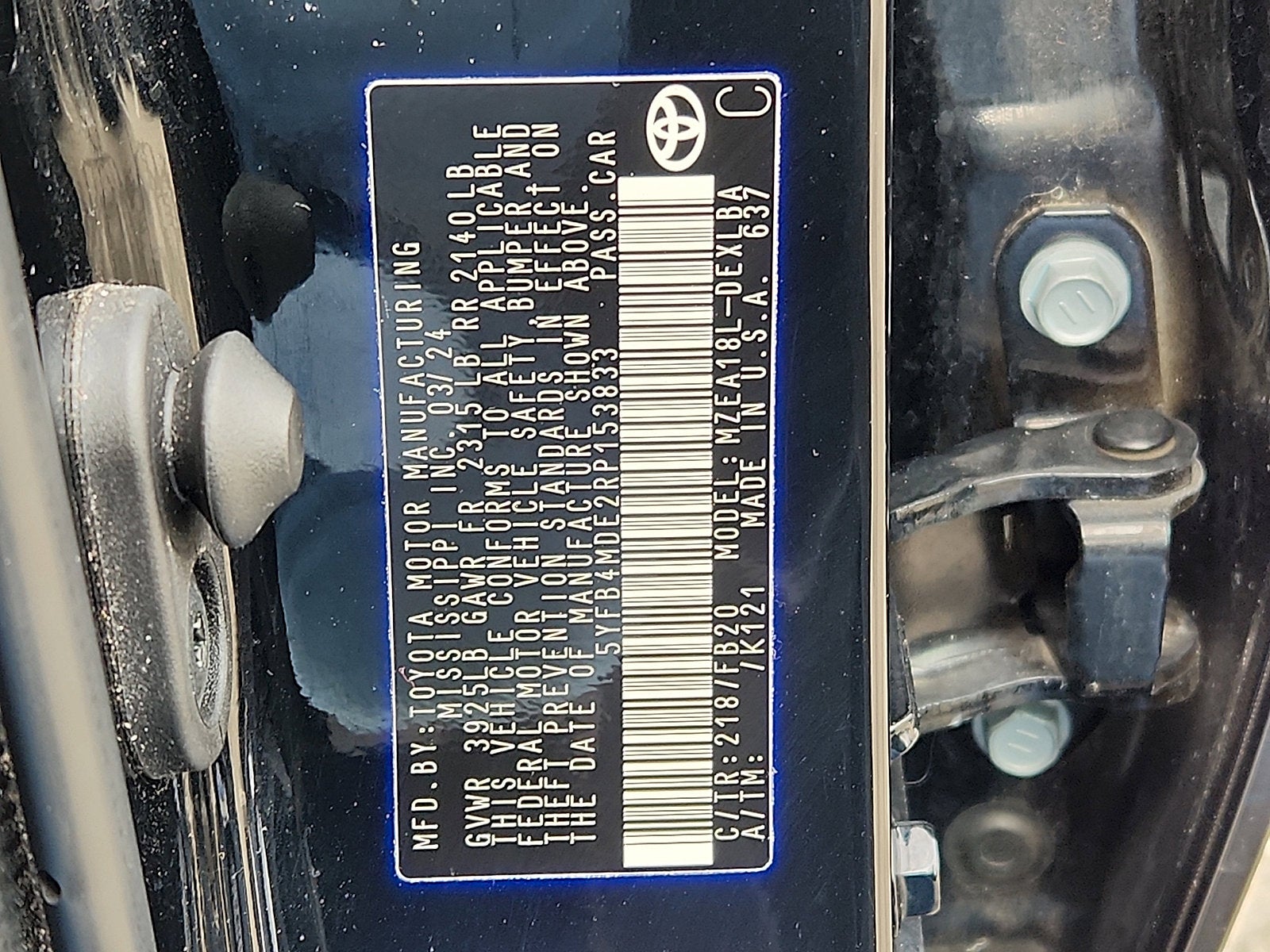 2024 Toyota Corolla LE