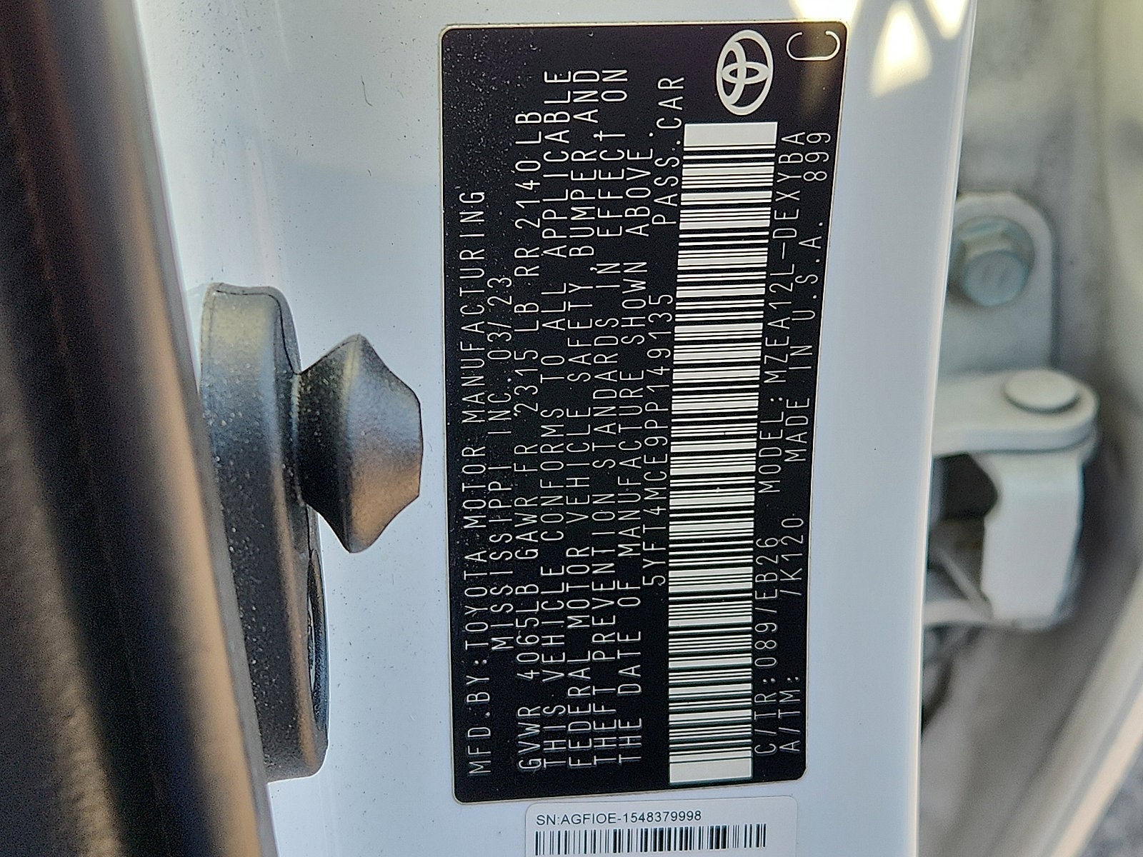 2023 Toyota Corolla XSE