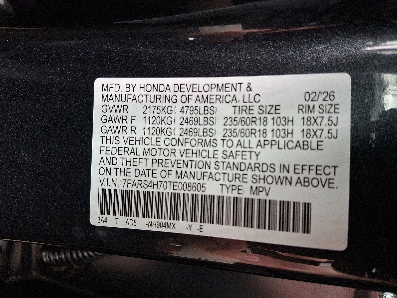 2026 Honda CR-V AWD EX-L