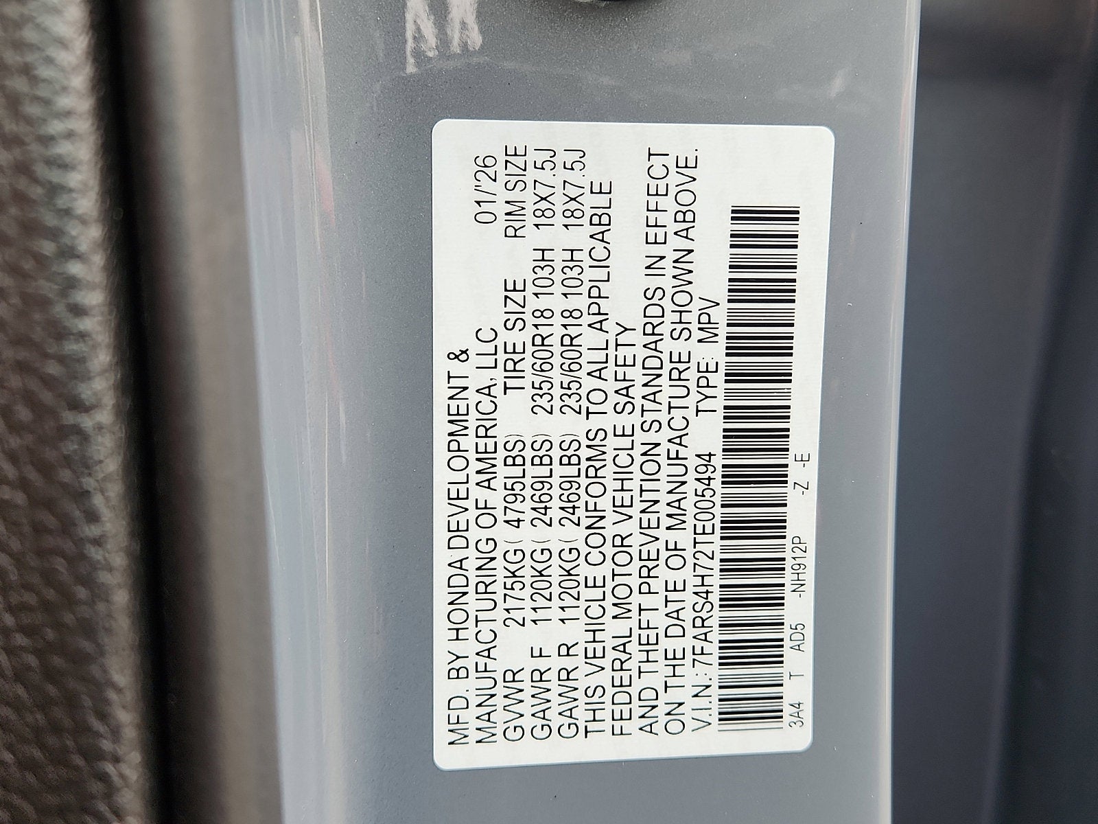 2026 Honda CR-V AWD EX-L