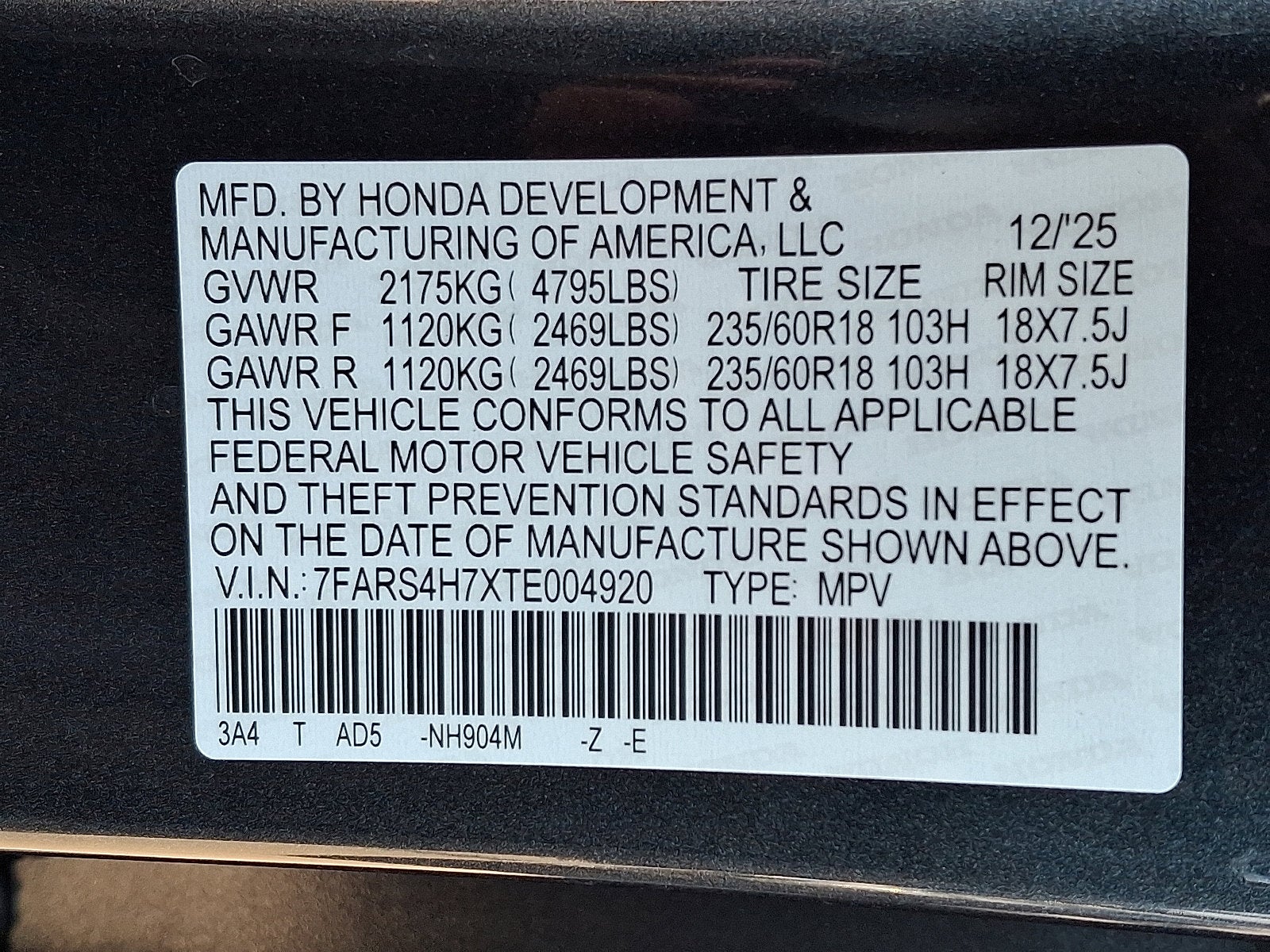 2026 Honda CR-V AWD EX-L