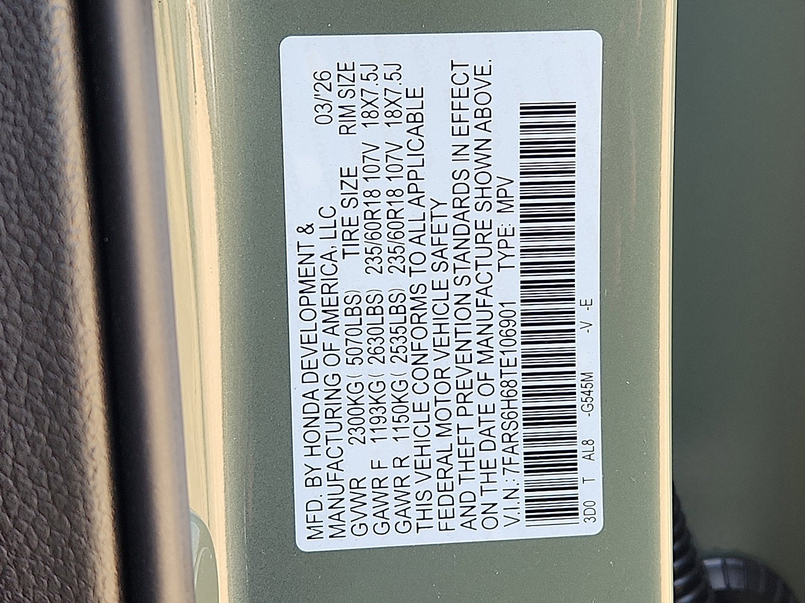 2026 Honda CR-V AWD TrailSport Hybrid