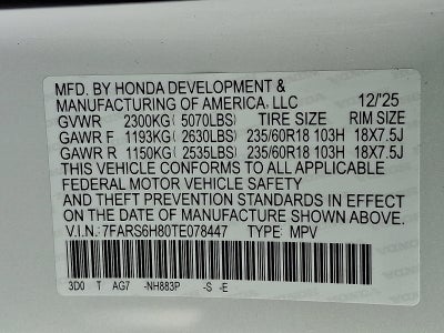 2026 Honda CR-V AWD Sport-L Hybrid