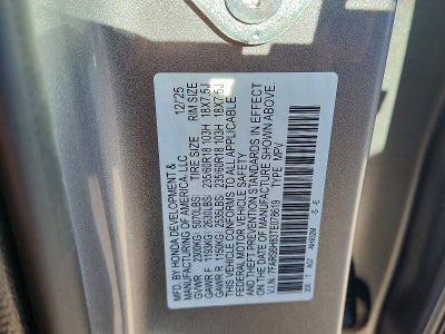 2026 Honda CR-V AWD Sport-L Hybrid