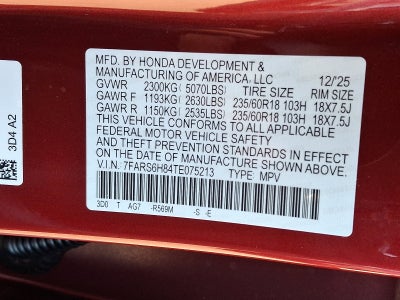 2026 Honda CR-V AWD Sport-L Hybrid