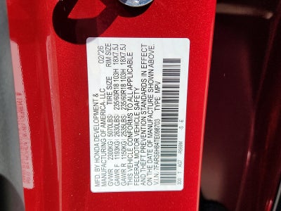 2026 Honda CR-V AWD Sport-L Hybrid