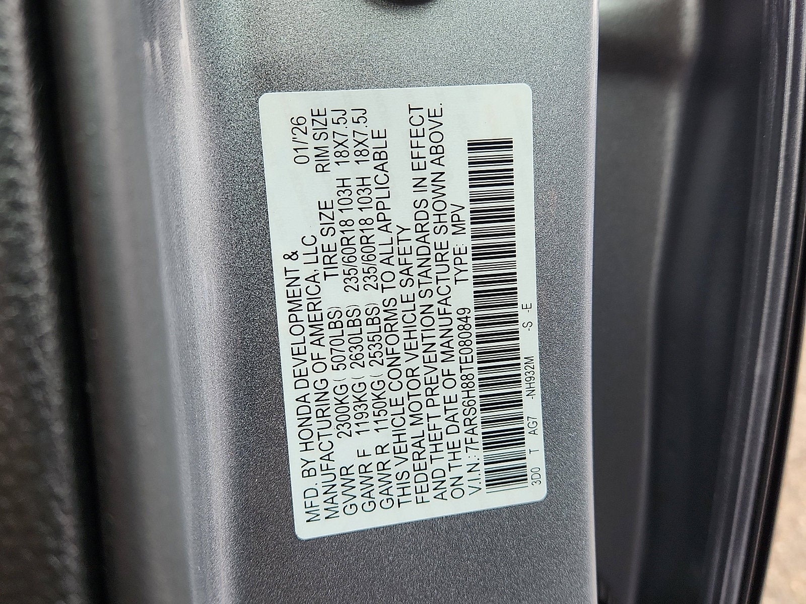 2026 Honda CR-V AWD Sport-L Hybrid