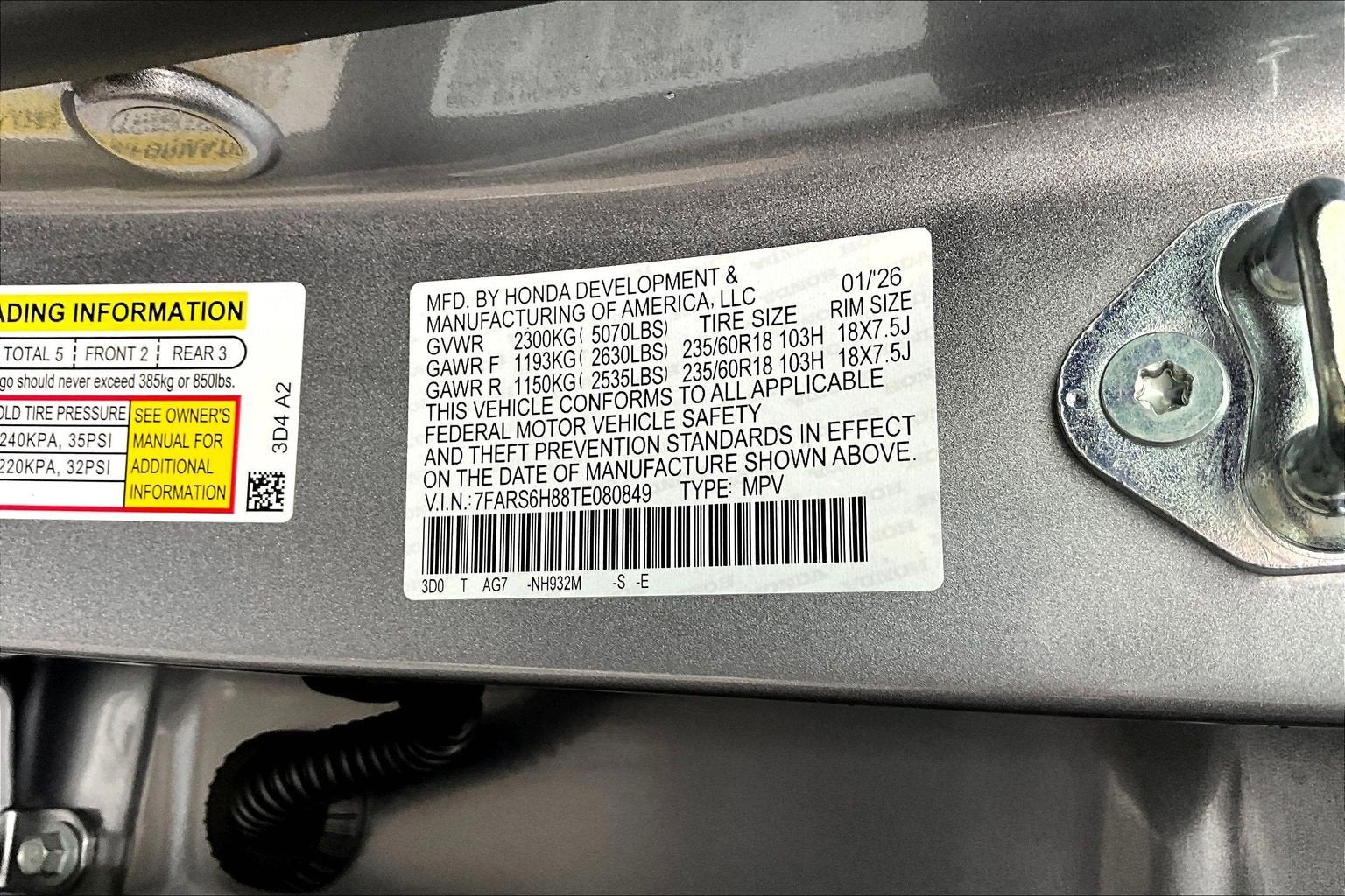 2026 Honda CR-V AWD Sport-L Hybrid