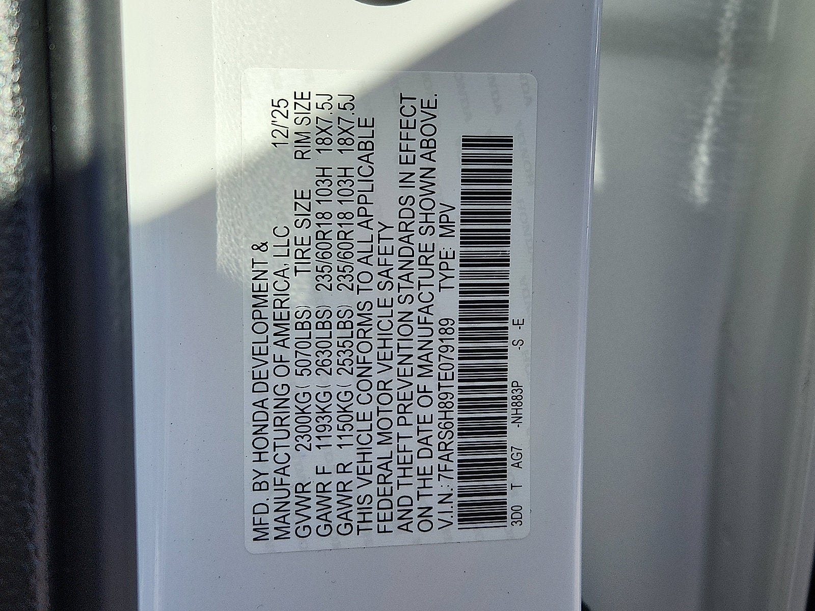 2026 Honda CR-V AWD Sport-L Hybrid