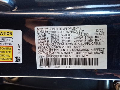 2026 Honda CR-V AWD Sport-L Hybrid