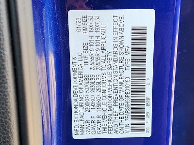 2023 Honda CR-V Hybrid Sport Touring