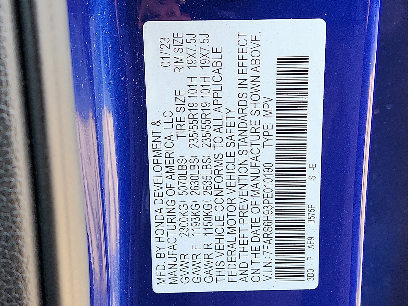 2023 Honda CR-V Hybrid Sport Touring