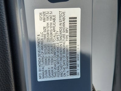 2026 Honda CR-V AWD Sport Touring Hybrid