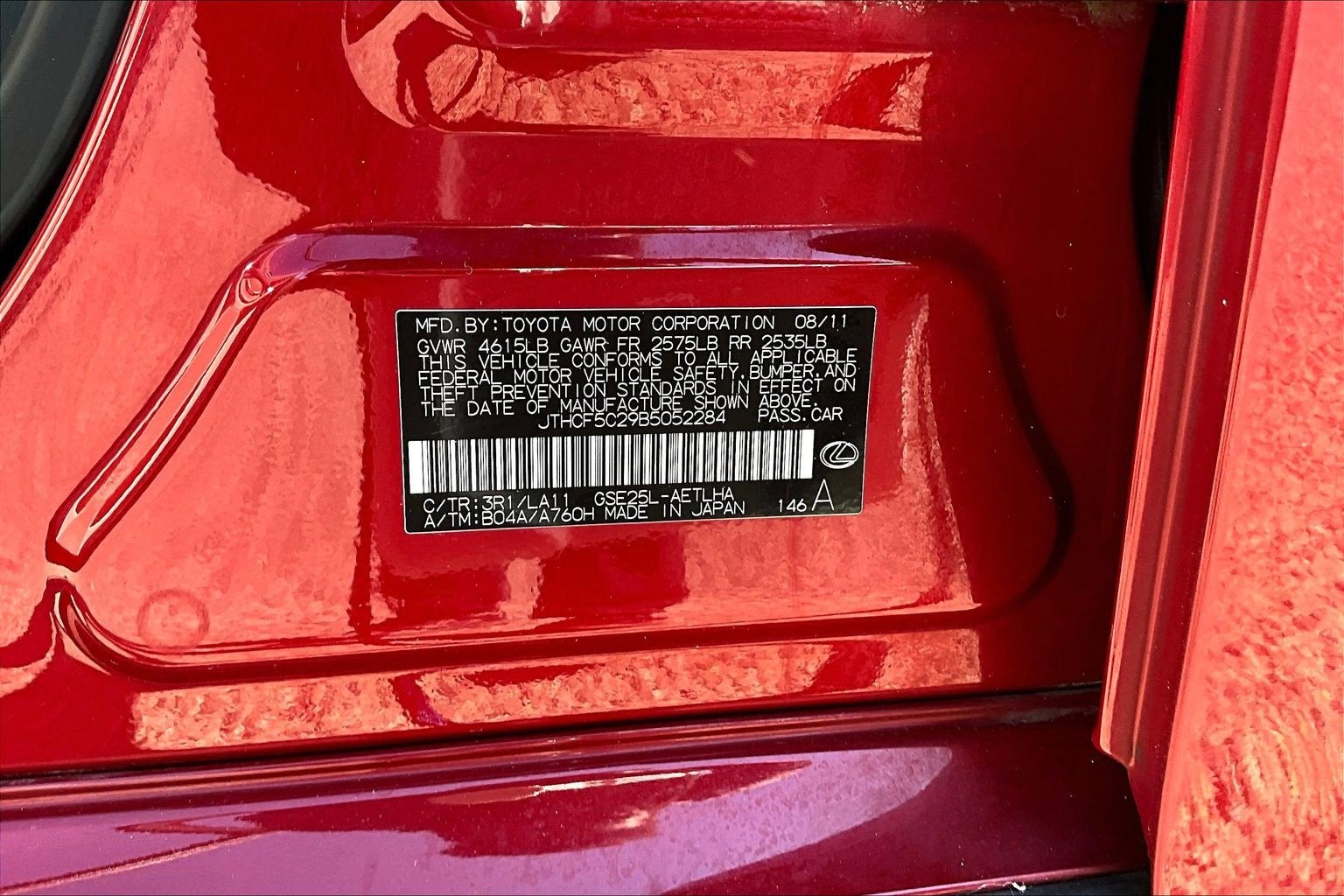 2011 Lexus IS 250 AWD
