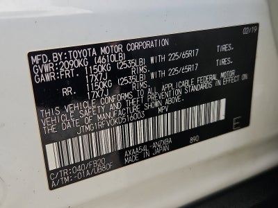 2019 Toyota RAV4 LE
