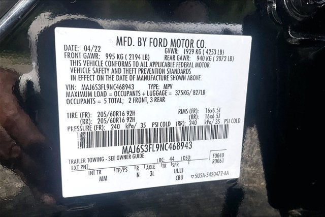 2022 Ford EcoSport S