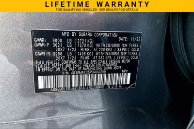 2023 Subaru Ascent Onyx Edition Limited