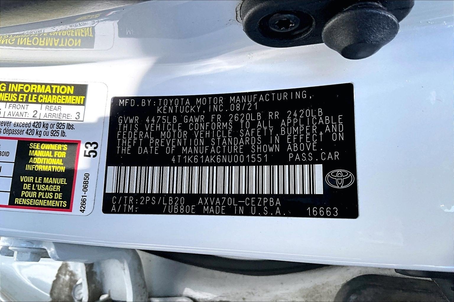 2022 Toyota Camry XSE