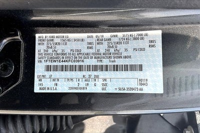 2019 Ford F-150 XL