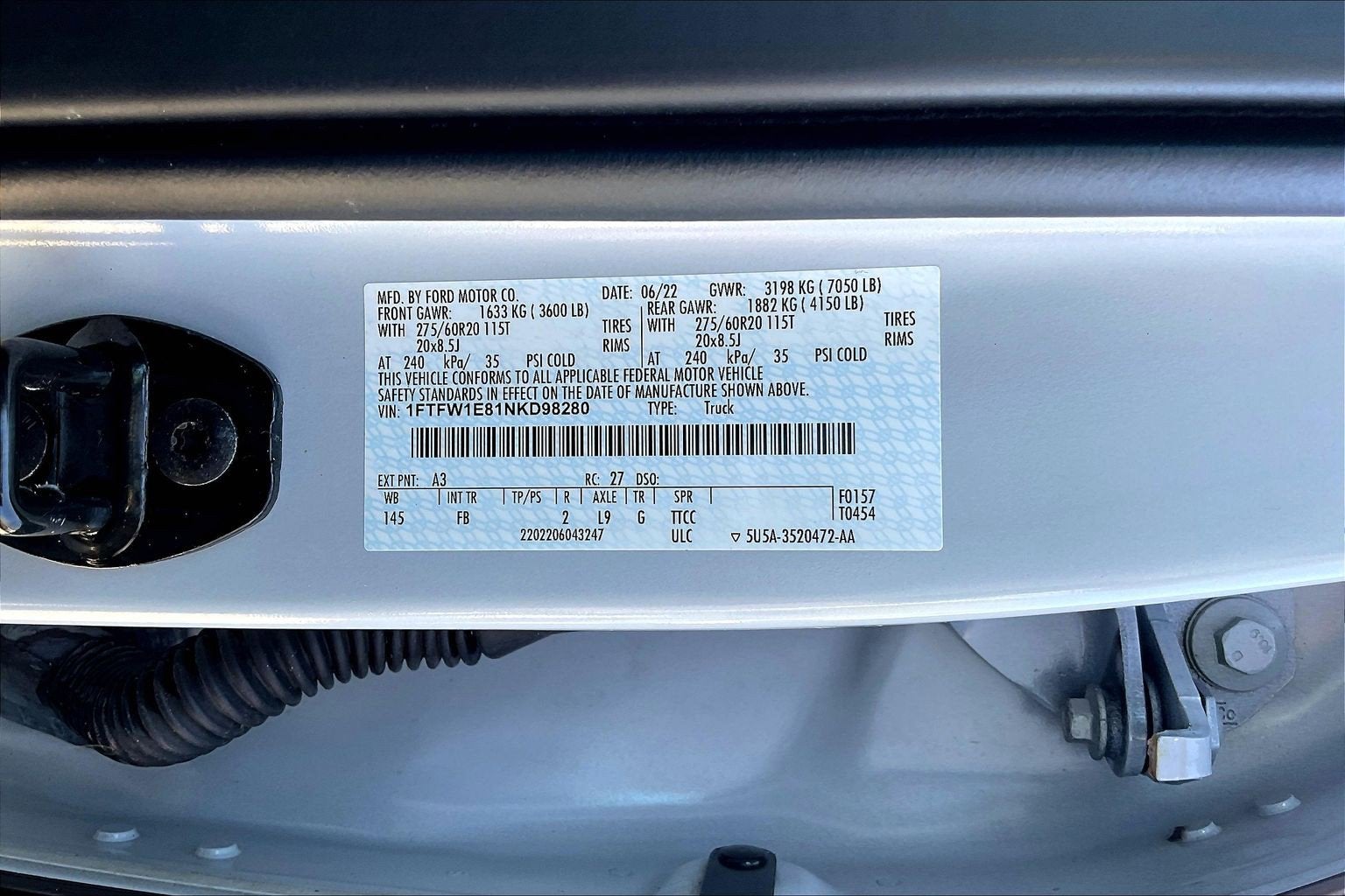 2022 Ford F-150 4WD