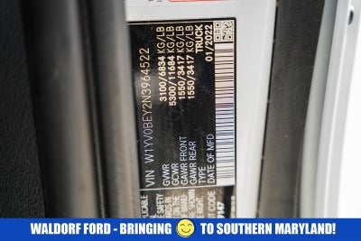 2022 Mercedes-Benz Metris Cargo Van Standard Roof 126" Wheelbase