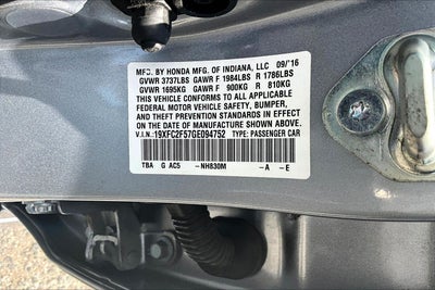 2016 Honda Civic Sedan LX