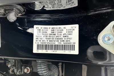 2015 Honda Accord Hybrid Touring