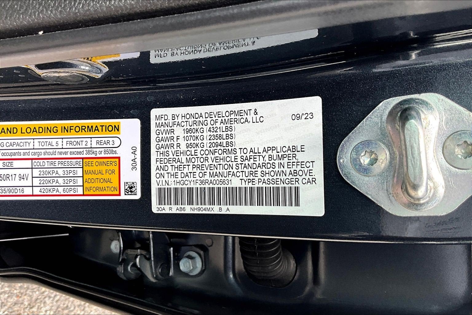 2024 Honda Accord Sedan EX