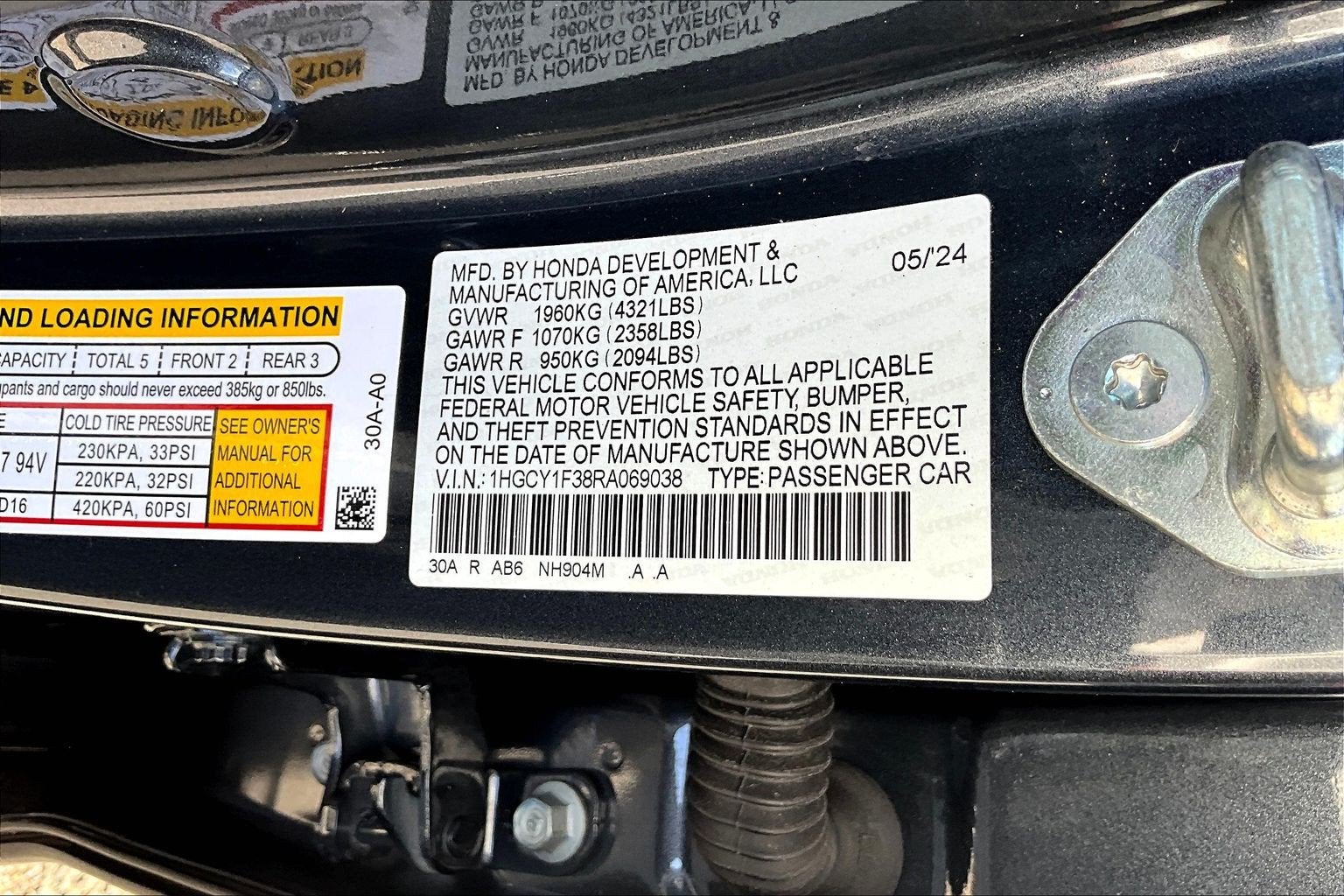 2024 Honda Accord Sedan EX