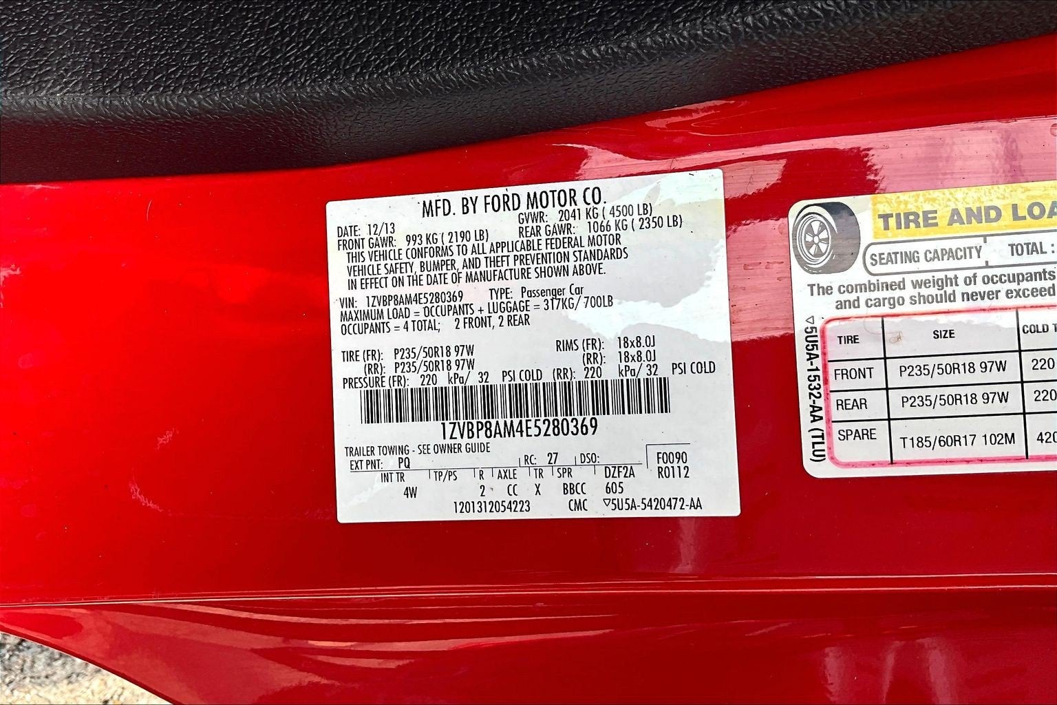 2014 Ford Mustang V6 Premium