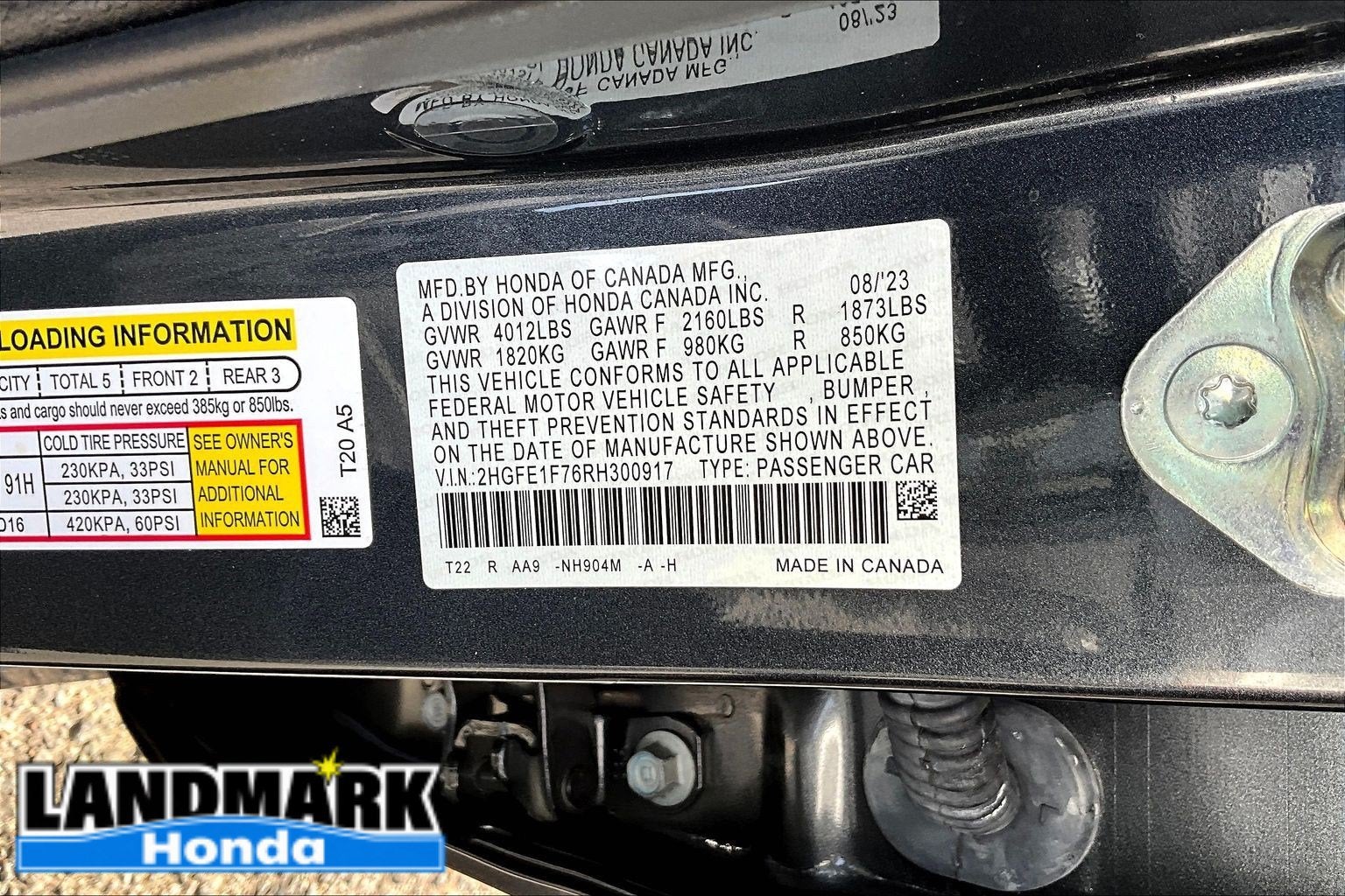2024 Honda Civic Sedan EX