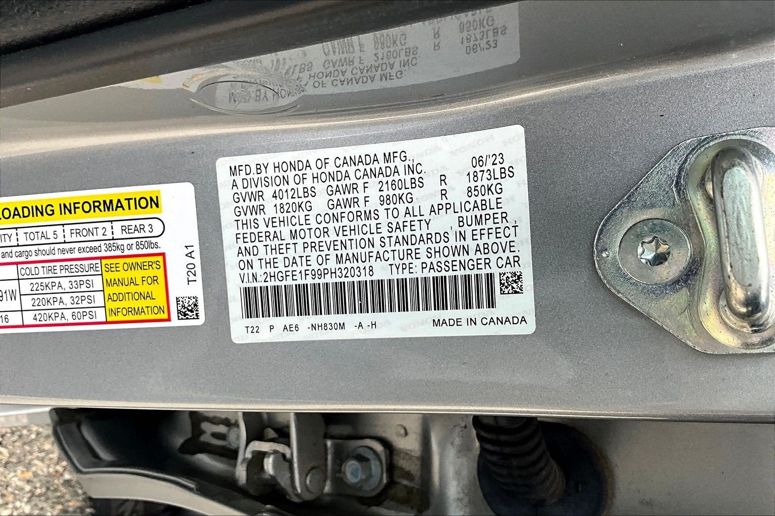 2023 Honda Civic Sedan Touring