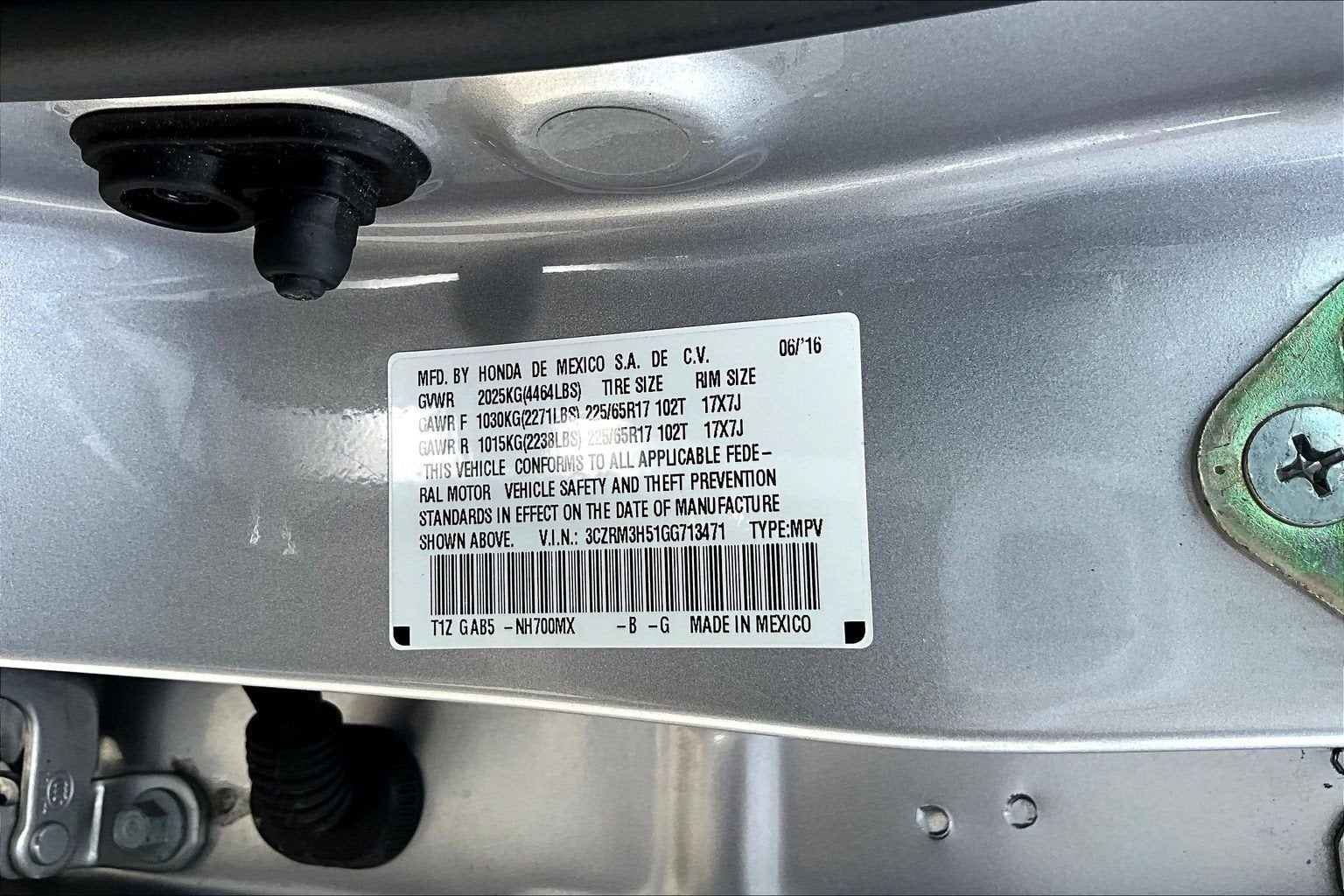 2016 Honda CR-V EX