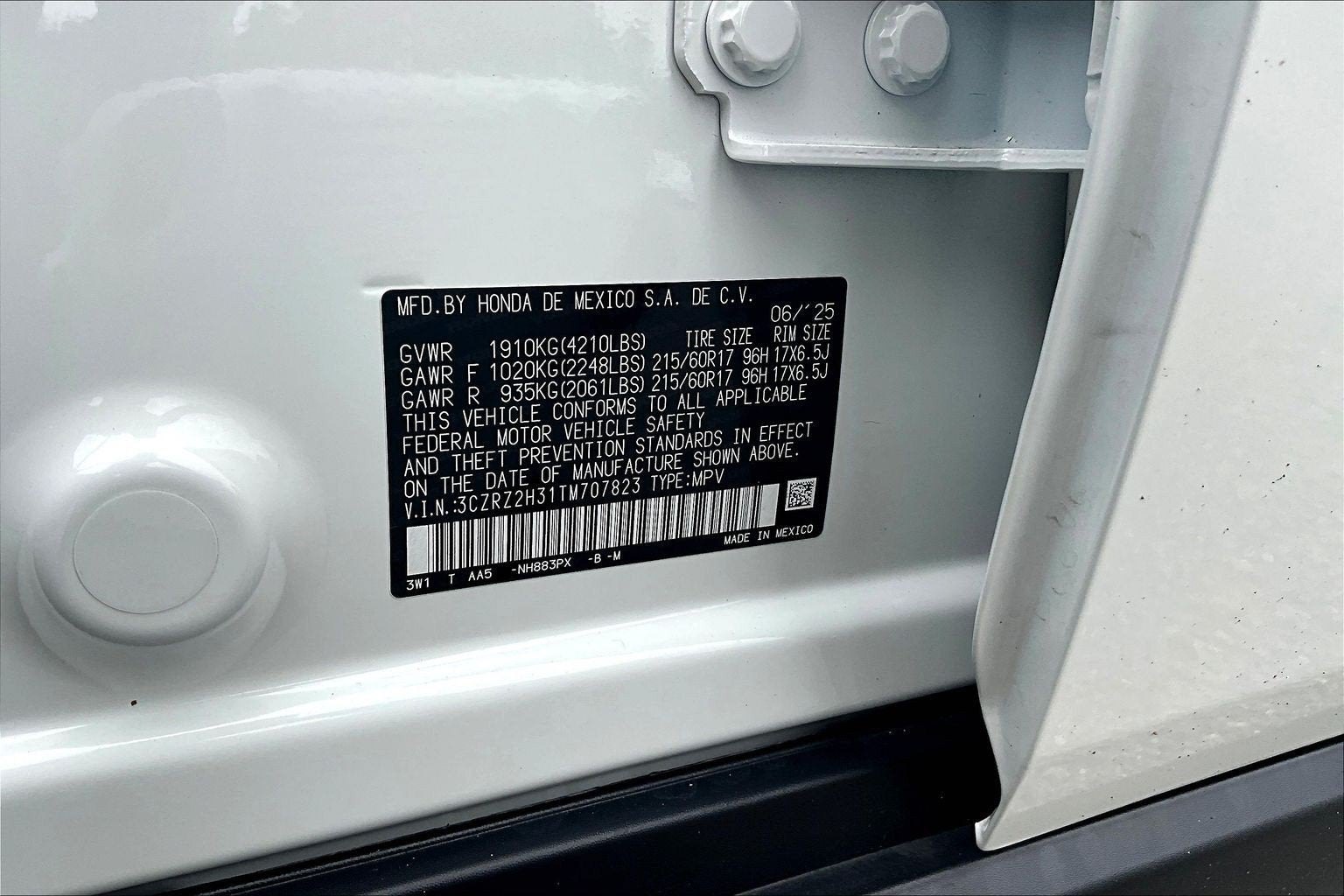 2026 Honda HR-V LX