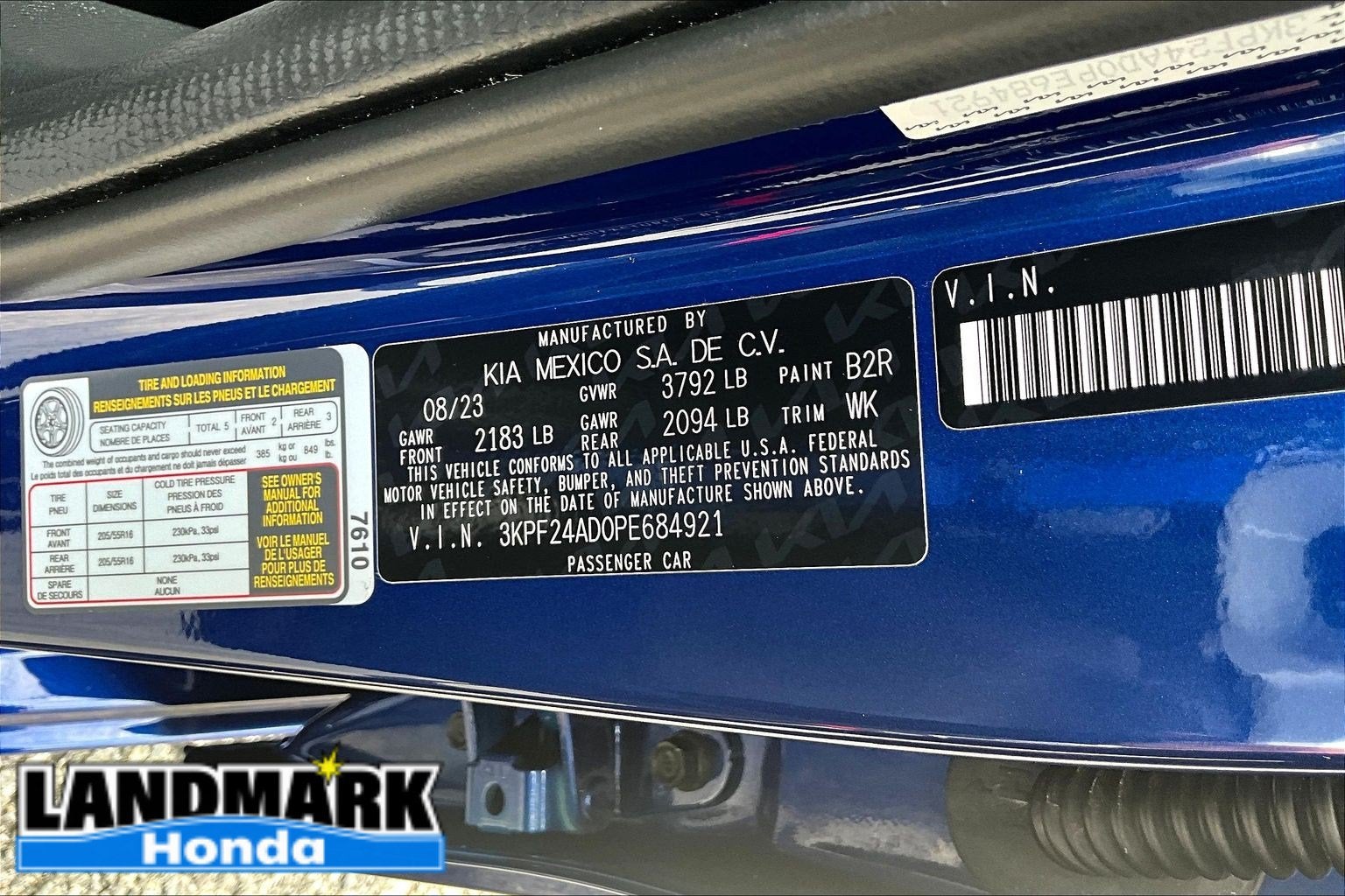 2023 Kia Forte LXS