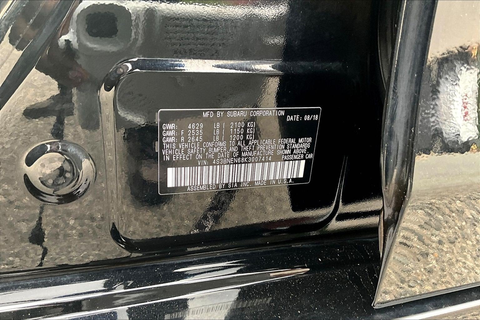 2019 Subaru Legacy Limited