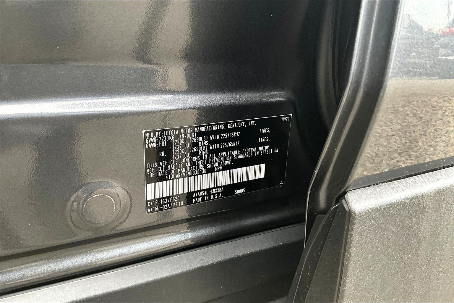 2021 Toyota RAV4 Hybrid LE