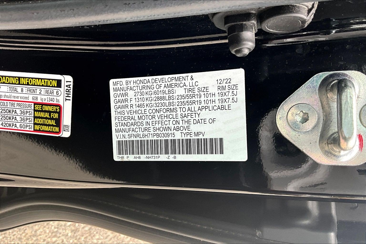 2023 Honda Odyssey Sport