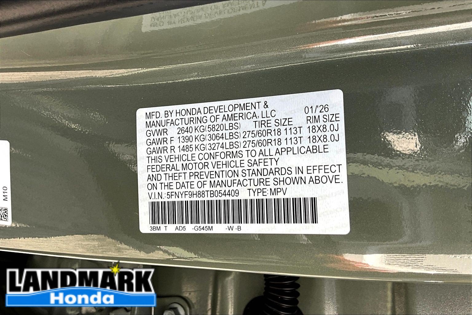 2026 Honda Passport TRL