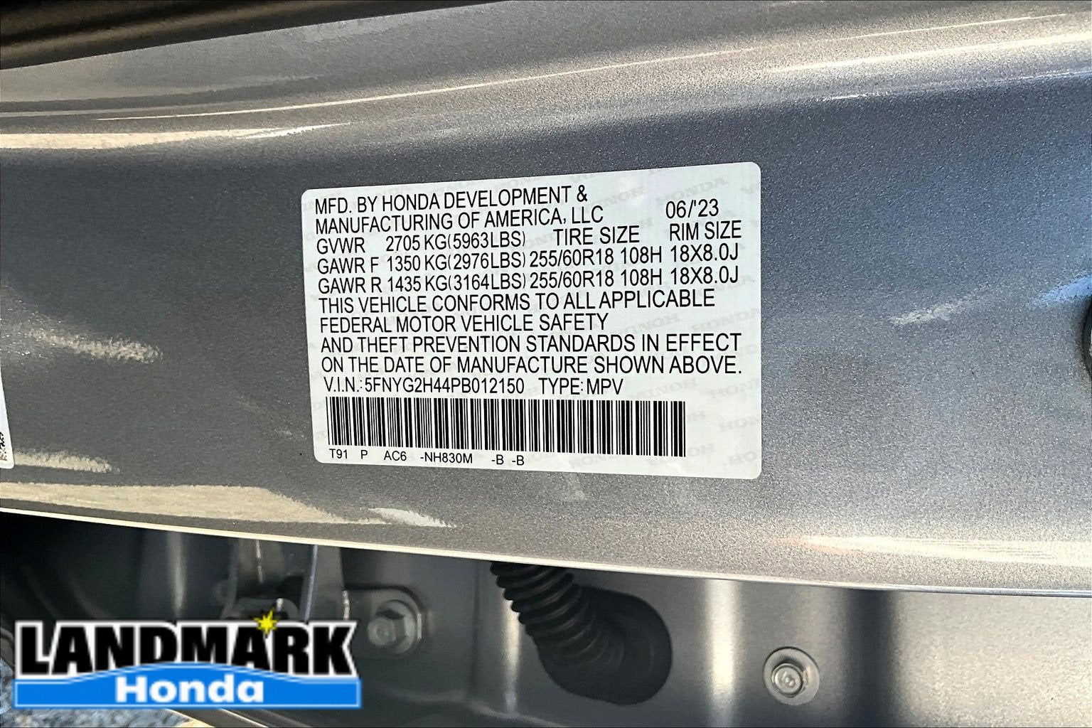 2023 Honda Pilot EX-L 8 Passenger