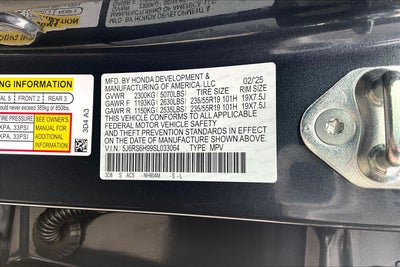 2025 Honda CR-V Hybrid Sport Touring
